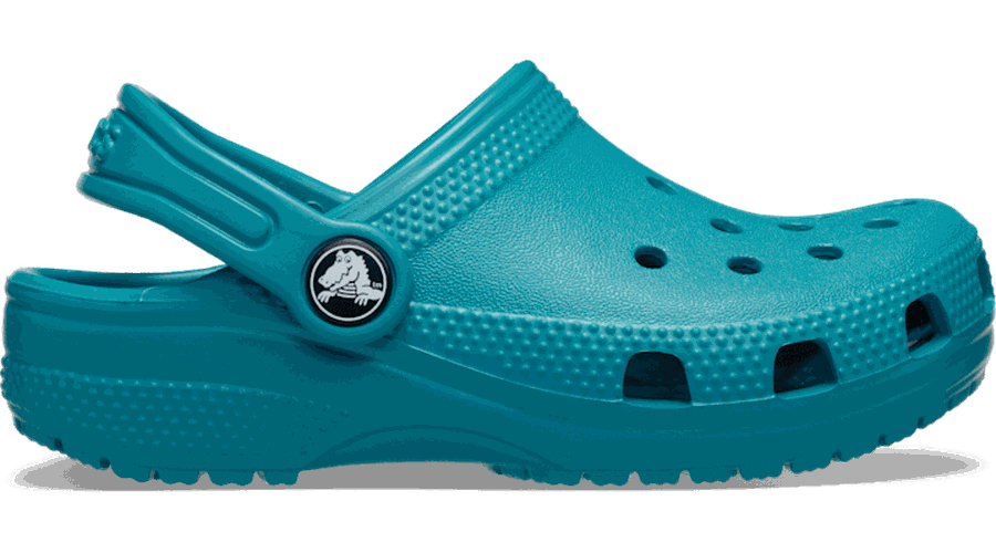 Crocs Toddler Classic Sabots Enfants Turbo Teal 19 - Crocs FR Feed New - Modalova