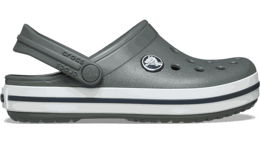 Toddler Crocband™ Sabots Enfants Slate Grey/Navy 19 - Crocs - Modalova