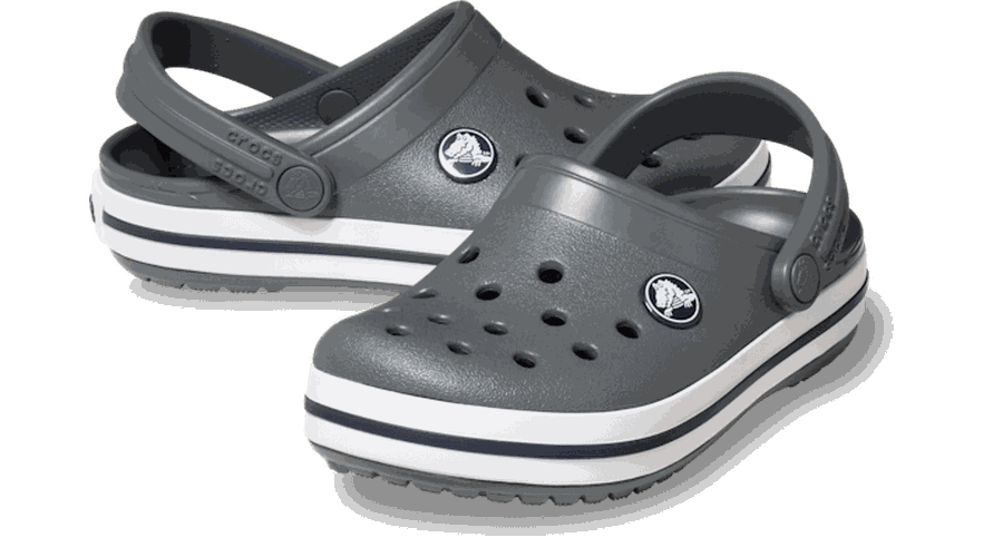 Toddler Crocband™ Sabots Enfants Slate Grey/Navy 19 - Crocs - Modalova