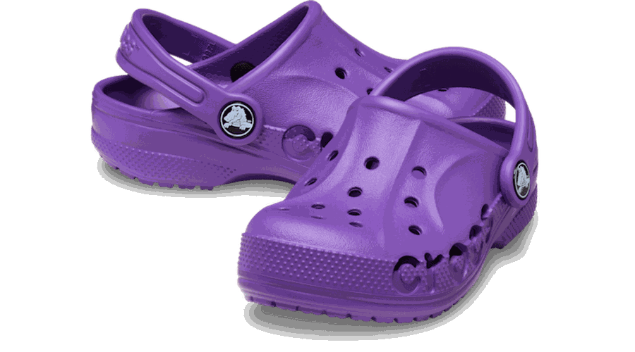 Toddler Baya Sabots Enfants Neon Purple 20 - Crocs - Modalova
