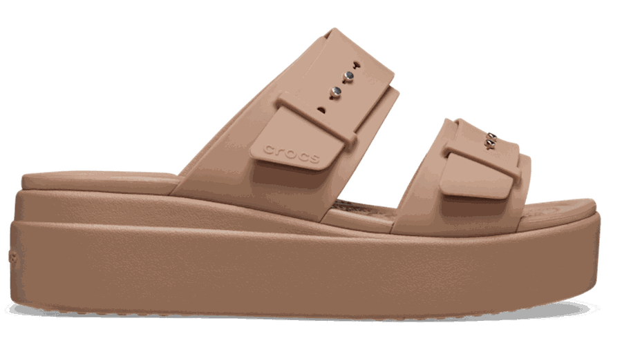 Crocs Brooklyn Buckle Low Sandales s Latte 38 - Crocs FR Feed New - Modalova