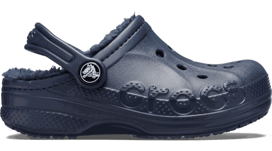 Baya Lined Sabots Enfants Navy / Navy 28 - Crocs - Modalova