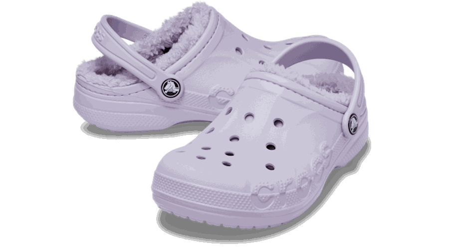 Baya Lined Sabots Enfants Lavender 28 - Crocs - Modalova