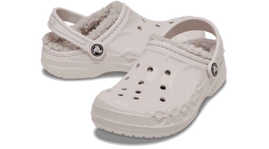Toddler Baya Lined Sabots Enfants Barely Pink 24 - Crocs - Modalova