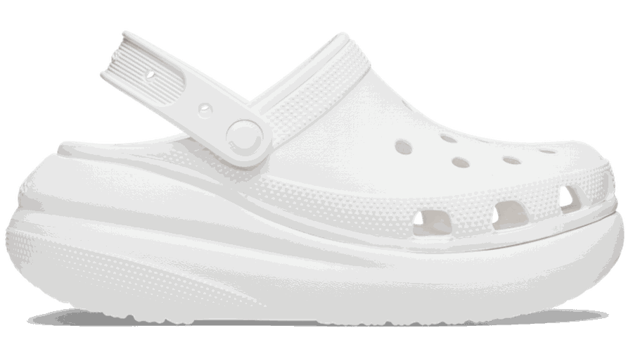 Crocs Crush Sabots Unisex White 38 - Crocs - Modalova