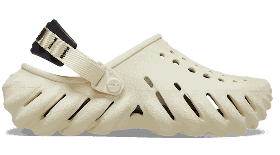 Echo Sabots Unisex Bone / Black 34 - Crocs - Modalova