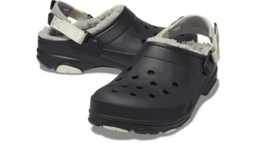 All-Terrain Lined Sabots Unisex Black 36 - Crocs - Modalova