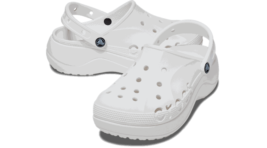 Baya Platform Sabots s White 37 - Crocs - Modalova