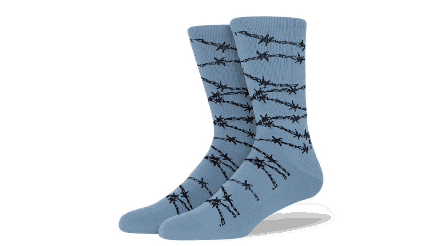 Socks Barbed Wire Crew Chaussures Unisex / L-XL - Crocs - Modalova