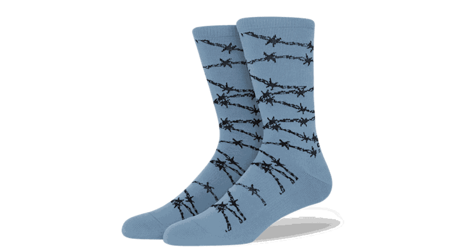 Crocs Socks Barbed Wire Crew Chaussures Unisex / S-M - Crocs FR Feed New - Modalova