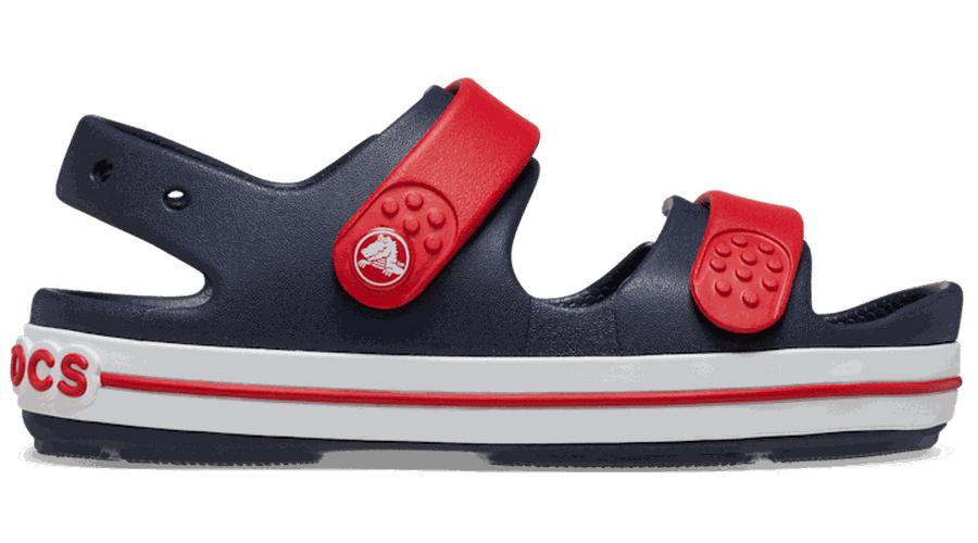 Crocs Crocband™ Cruiser Sandales Enfants Navy / Varsity Red 28 - Crocs FR Feed New - Modalova