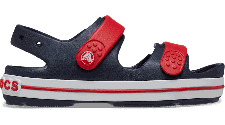 Crocs Toddler Crocband™ Cruiser Sandales Enfants Navy / Varsity Red 19 - Crocs FR Feed New - Modalova