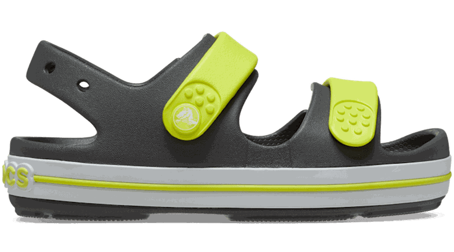 Toddler Crocband™ Cruiser Sandales Enfants Slate Grey / Acidity 19 - Crocs - Modalova