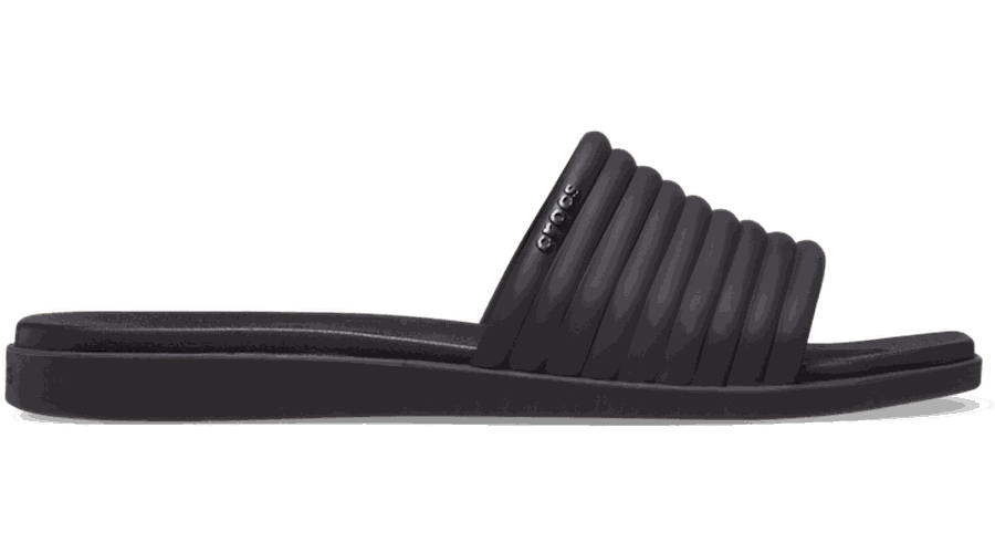 Crocs Miami Slides Femmes Black 34 - Crocs FR Feed New - Modalova