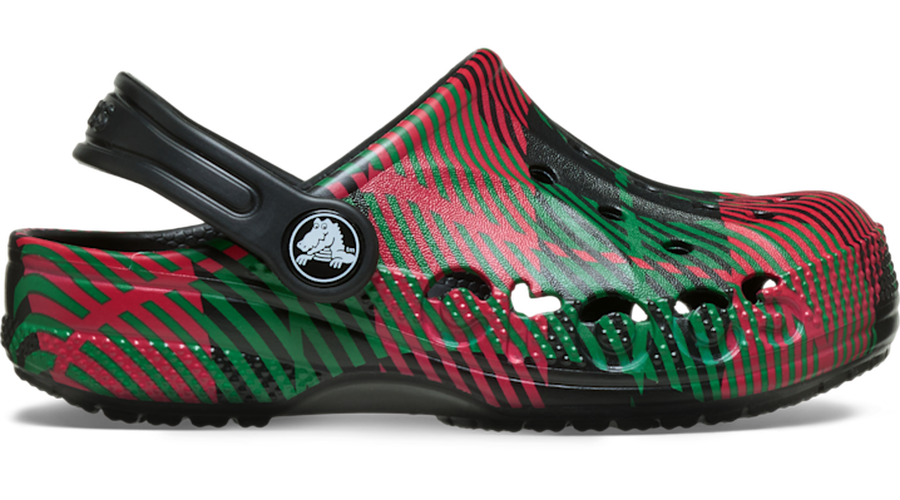 Crocs Toddlers Baya Seasonal Printed Sabots Enfants Kelly Green 27 - Crocs FR Feed New - Modalova