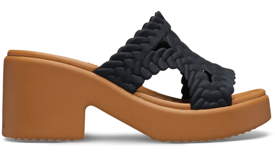 Crocs Brooklyn Woven Heel Sandales s Black 34 - Crocs FR Feed New - Modalova