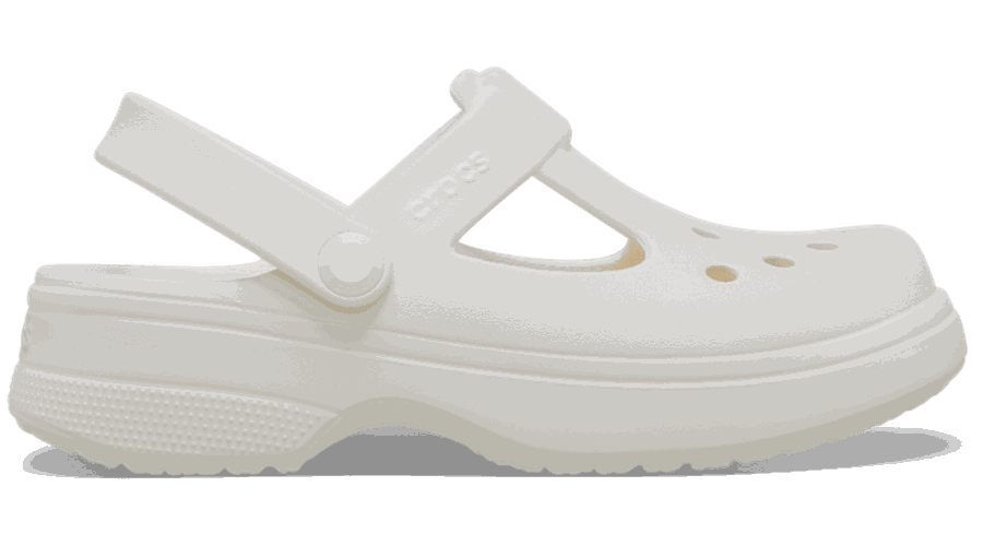 Crocs Toddler Classic Mary Jane Sabots Enfants Chalk 20 - Crocs FR Feed New - Modalova
