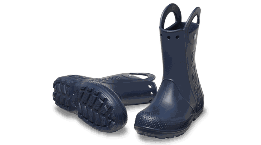 Toddler Handle It Rain Boot Bottes Enfants Navy 19 - Crocs - Modalova