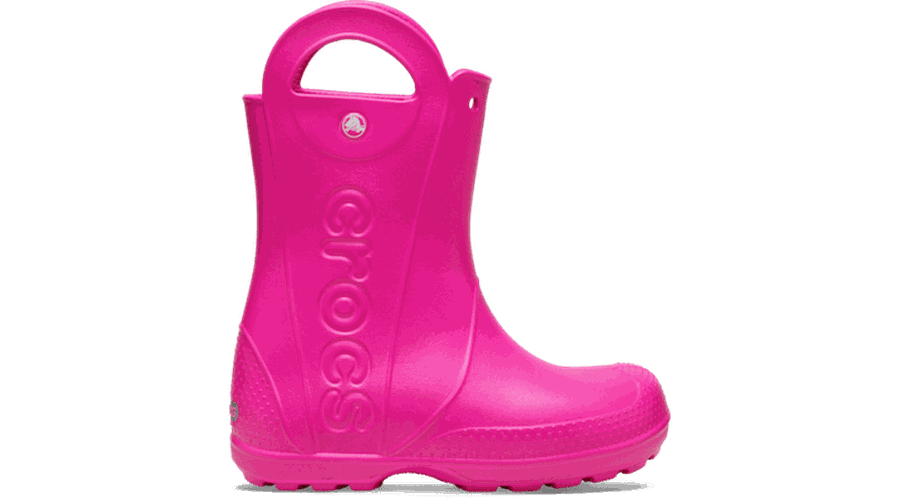 Crocs Toddler Handle It Rain Boot Bottes Enfants Pink Crush 19 - Crocs FR Feed New - Modalova