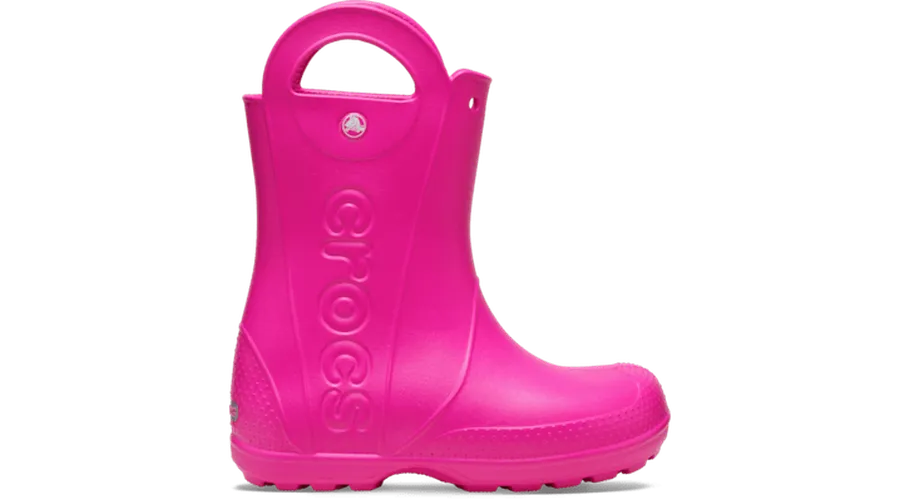 Toddler Handle It Rain Boot Bottes Enfants Pink Crush 19 - Crocs - Modalova