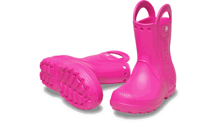 Toddler Handle It Rain Boot Bottes Enfants Pink Crush 19 - Crocs - Modalova