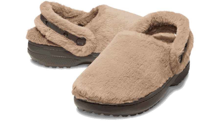 Unfurgettable Cozy Sabots Unisex Milk Chocolate 41 - Crocs - Modalova