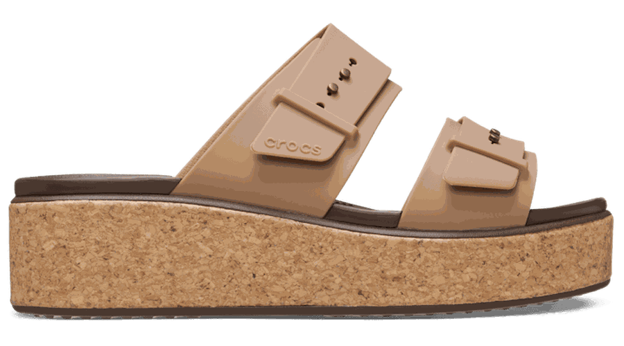 Crocs Brooklyn Cork Buckle Sandales s Milk Chocolate 34 - Crocs FR Feed New - Modalova