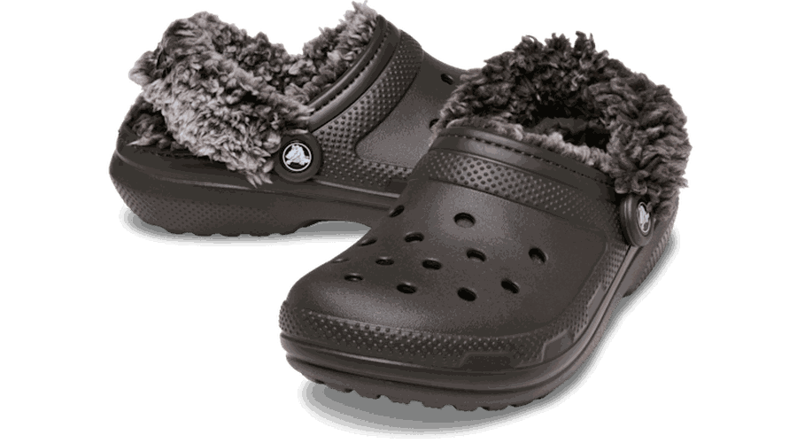 Classic Fleece Lined Sabots Unisex Dark Cocoa 43 - Crocs - Modalova