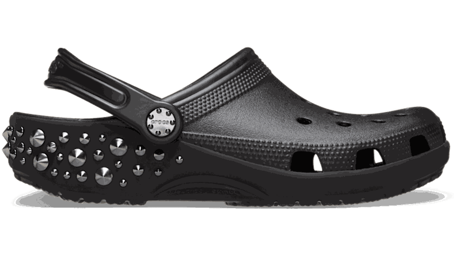 Classic Studded Sabots Unisex Black 41 - Crocs - Modalova
