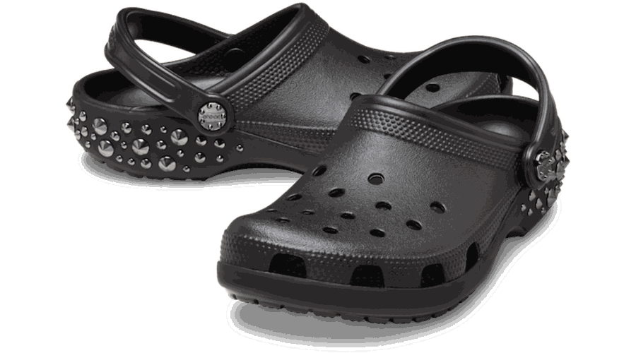 Classic Studded Sabots Unisex Black 41 - Crocs - Modalova