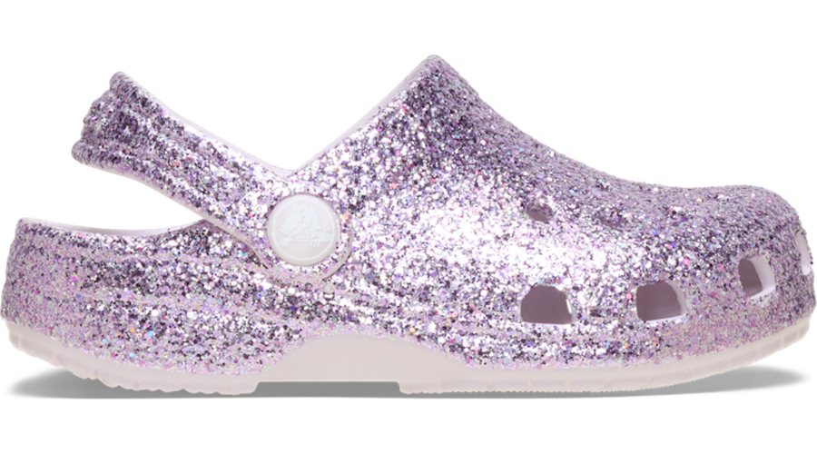Crocs Toddler Classic Chunky Glitter Sabots Enfants Grape Ice 19 - Crocs FR Feed New - Modalova