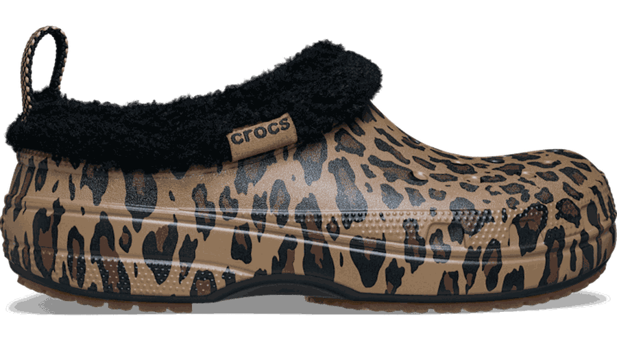 Crocs Classic Lined Graphic Shorty Chaussures Unisex Sepia/Leopard 42 - Crocs FR Feed New - Modalova