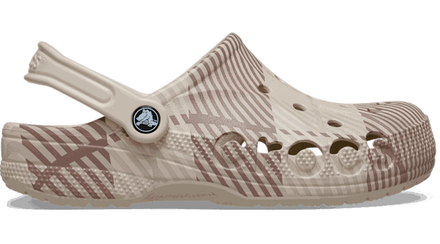 Baya Holiday Graphic Sabots Unisex Cobblestone 43 - Crocs - Modalova