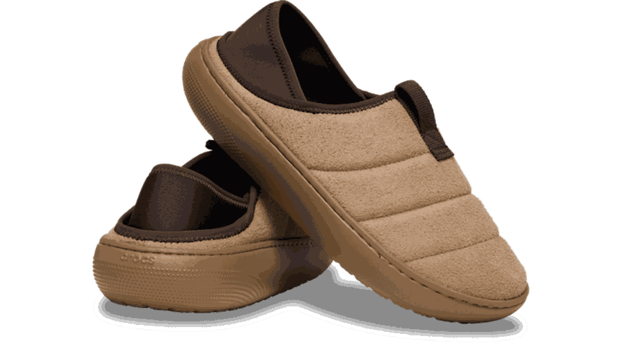Classic Vegan Suede Moc Chaussures Unisex Milk Chocolate 37 - Crocs - Modalova