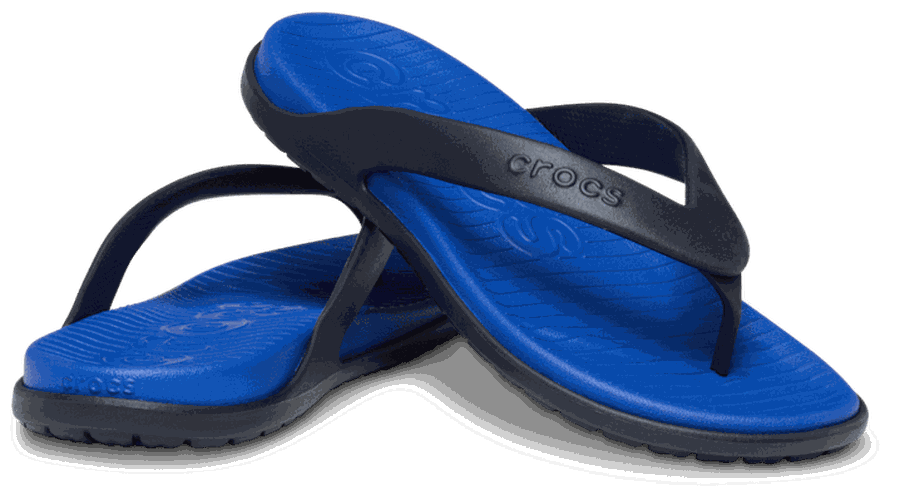 Coast Tongs s Blue Bolt/Deep Navy 41 - Crocs - Modalova