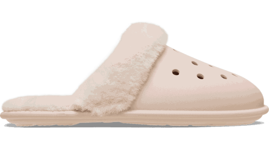 Classic Fuzz Scuff Babouche Unisex Quartz 42 - Crocs - Modalova
