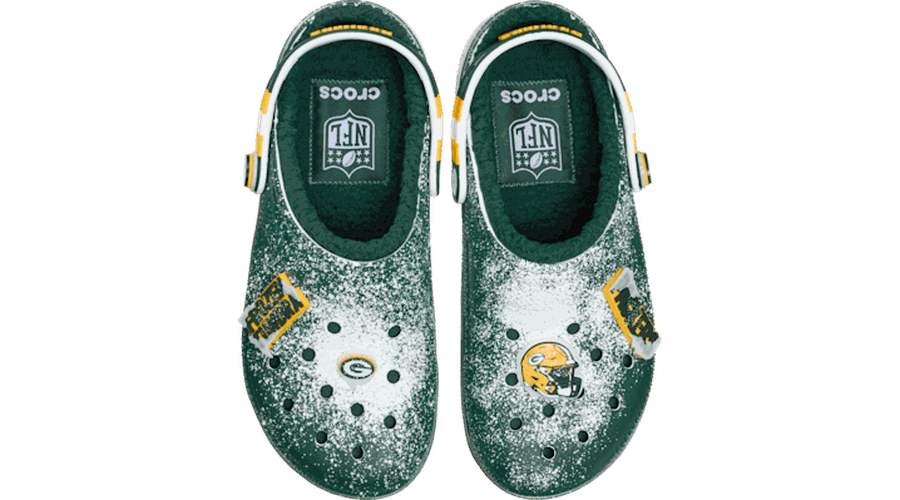 NFL Green Bay Packers Classic Lined Sabots Unisex Multi 45 - Crocs - Modalova
