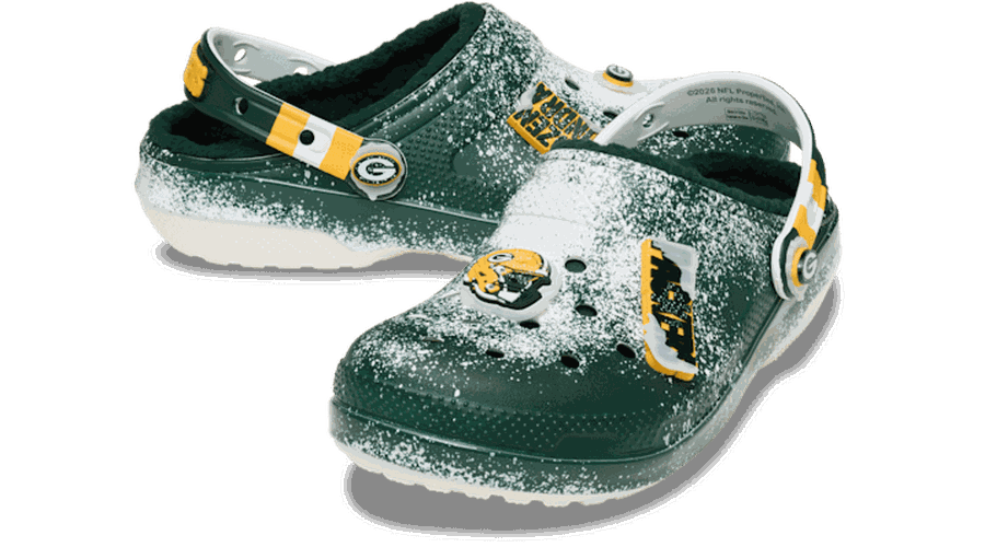 NFL Green Bay Packers Classic Lined Sabots Unisex Multi 45 - Crocs - Modalova