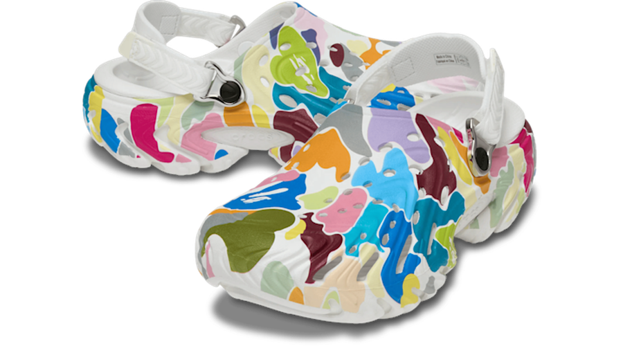 BAPE® x Echo II Sabots Unisex Pure White 43 - Crocs - Modalova