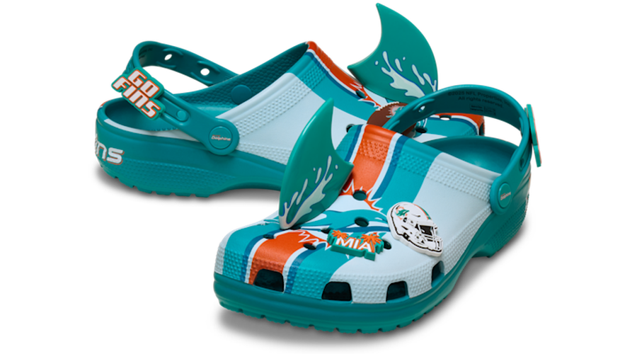 NFL Miami Dolphins Classic Sabots Unisex Multi 39 - Crocs - Modalova