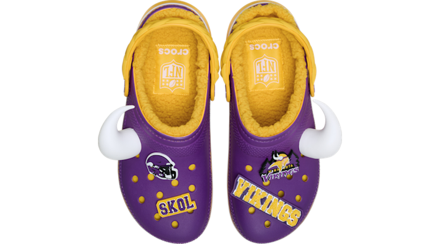 NFL Minnesota Vikings Classic Lined Sabots Multi 38 - Crocs - Modalova
