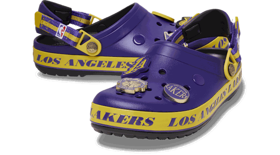 NBA Los Angeles Lakers Crocband™ Sabots Unisex Multi 43 - Crocs - Modalova