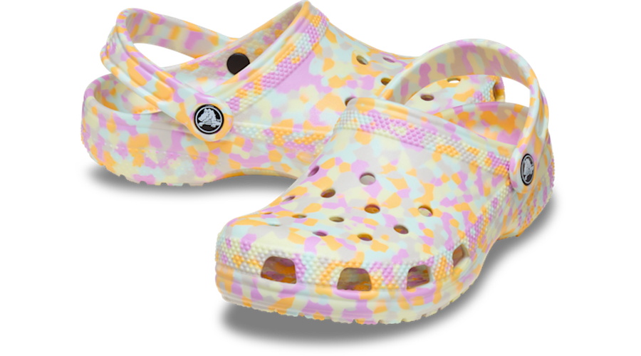 Classic Glow Confetti Sabots Enfants Multi Glow 33 - Crocs - Modalova
