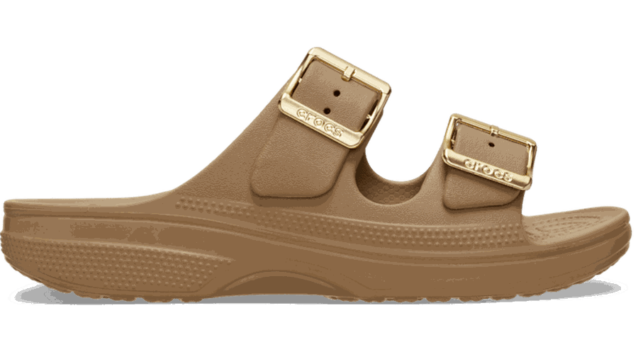 Saturday Metallic Buckle Sandales s Sepia 34 - Crocs - Modalova