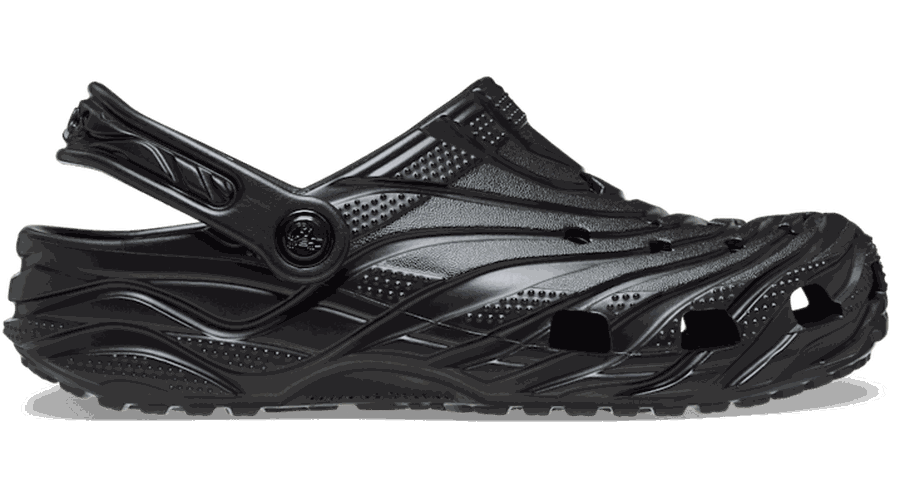 Crocs Classic Erosion Sabots Unisex Black 45 - Crocs FR Feed New - Modalova