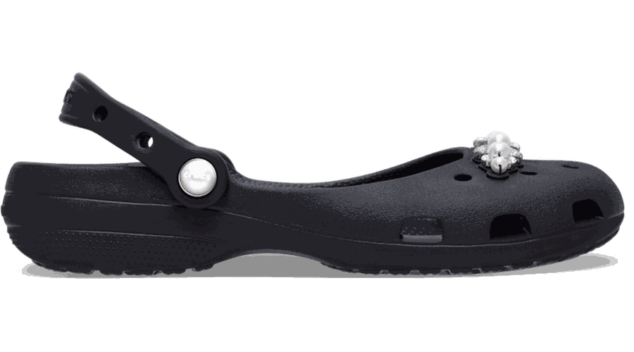 Classic Pearls Ballet Ballerines s Black 42 - Crocs - Modalova