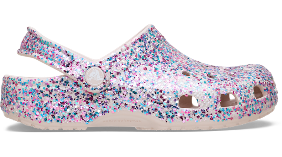 Classic Dazzle Glitter Sabots Enfants Cocoa Crème 32 - Crocs - Modalova