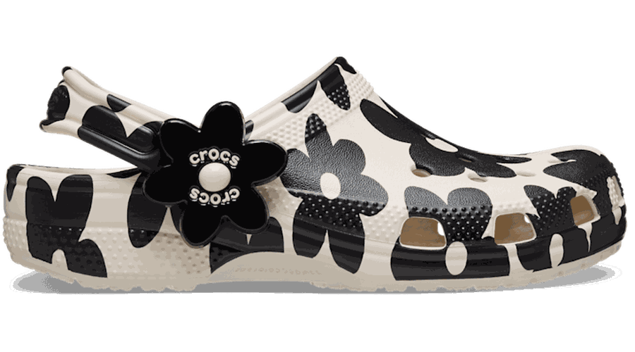 Classic Pop Petals Sabots Enfants Summit White/Black 28 - Crocs - Modalova