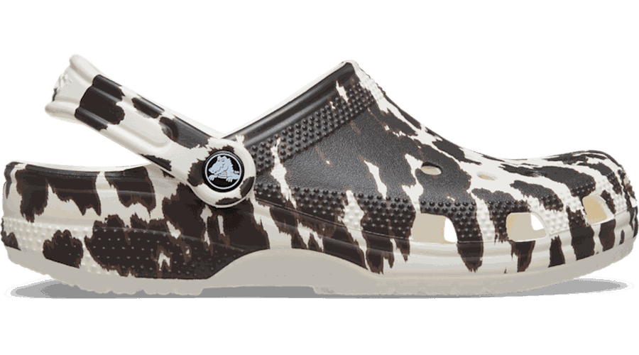 Classic Pop Animal K ChkMlt Sabots Enfants Chalk/Multi 38 - Crocs - Modalova