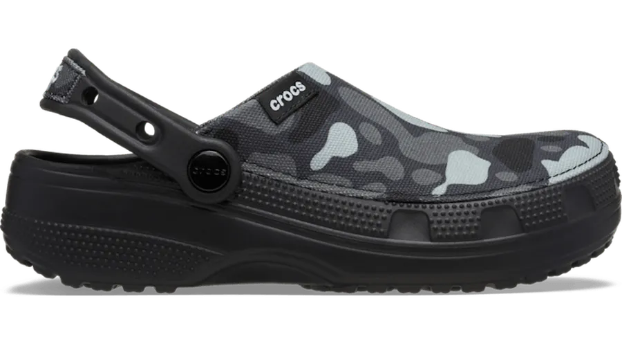 Crocs Crafted Camo Sabots Unisex Black 36 - Crocs FR Feed New - Modalova